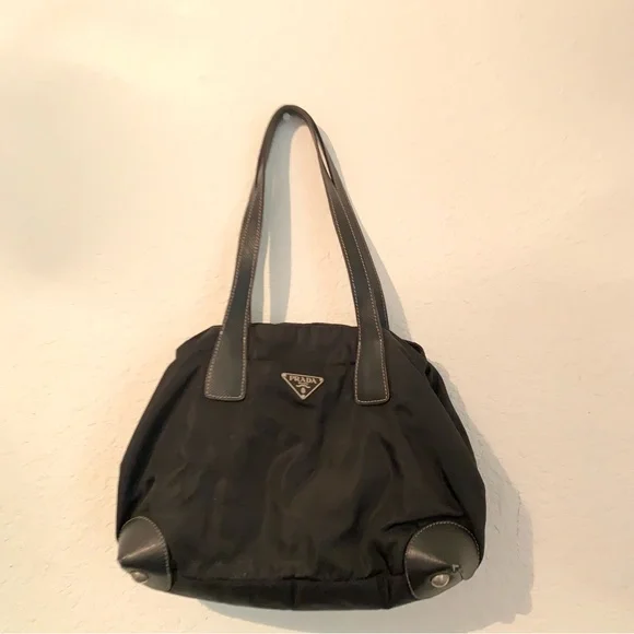 Prada | Bags | Authentic Prada Nylon Mini Bag Satchel